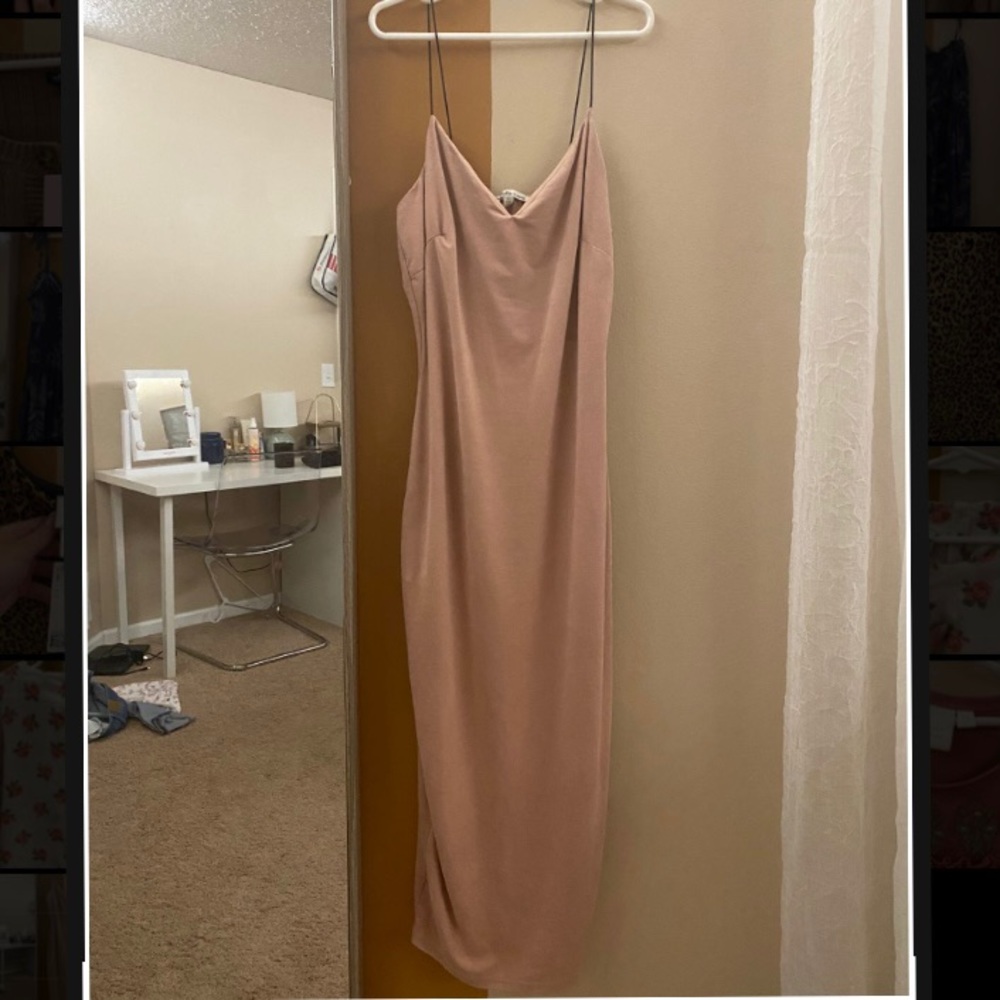 Cream pink dress
